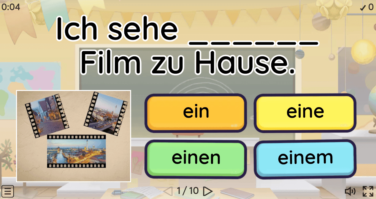 Verben mit Akkusativ